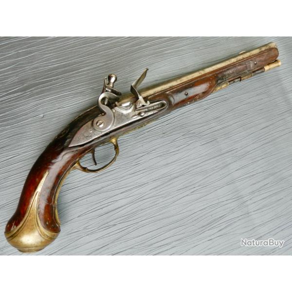 Pistolet de voyage, vers 1750