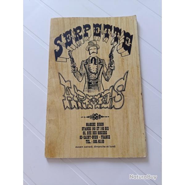 Catalogue d'armes SERPETTE n3 (1969)