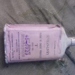 bidon de poudre ancien 1929