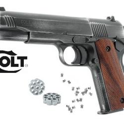 Colt Government 1911  A1/ Vieilli /  Cal. 4.5 mm Plombs diabolo