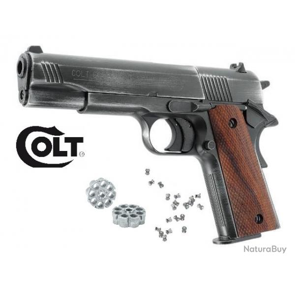 Colt Government 1911  A1/ Vieilli /  Cal. 4.5 mm Plombs diabolo