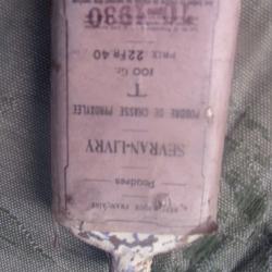 bidon de poudre ancien 1930