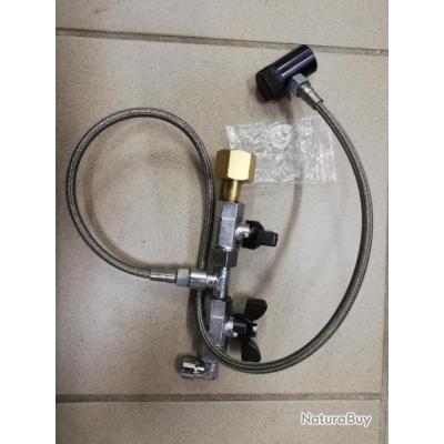 Adaptateur Valve Remplissage Air Comprimé CO2 Pour Paintball - Régulateur 0