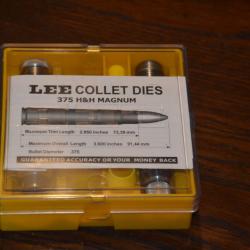 Outils LEE Collet Dies pour .375 HH Magnum