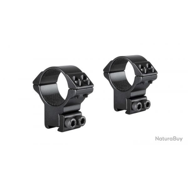 Colliers pour lunette Hawke Match 30 mm - Haut - Rail de 9-11 mm