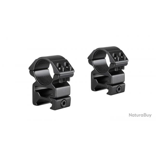 Colliers pour lunette Hawke Match 25,4 mm - Haut - Weaver