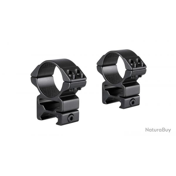 Colliers pour lunette Hawke Match 30 mm - Haut - Weaver
