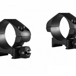 Colliers pour lunette Hawke Precision 30 mm - Bas - Weaver