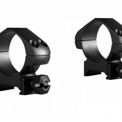 Colliers pour lunette Hawke Precision 30 mm - Medium - Weaver