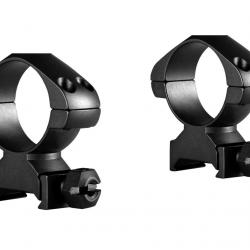 Colliers pour lunette Hawke Precision 30 mm - Haut - Weaver