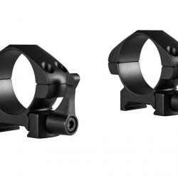 Colliers pour lunette Hawke Precision 30 mm - Bas - Weaver à levier
