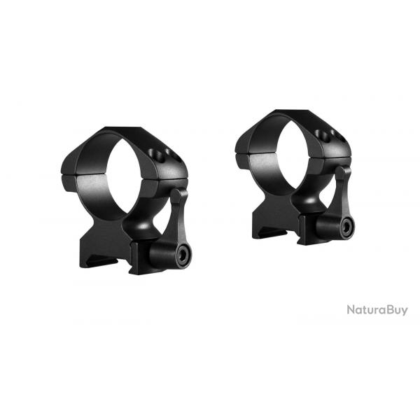 Colliers pour lunette Hawke Precision 30 mm - Haut - Weaver  levier