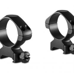 Colliers pour lunette Hawke Precision 34 mm - Bas - Weaver
