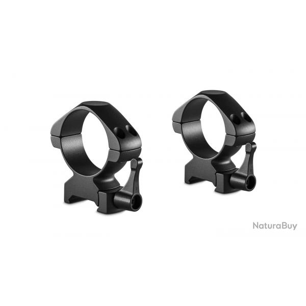Colliers pour lunette Hawke Precision 34 mm - Bas - Weaver  levier