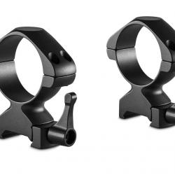 Colliers pour lunette Hawke Precision 34 mm - Medium - Weaver à levier