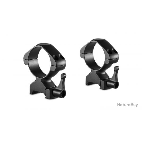 Colliers pour lunette Hawke Precision 34 mm - Medium - Weaver  levier