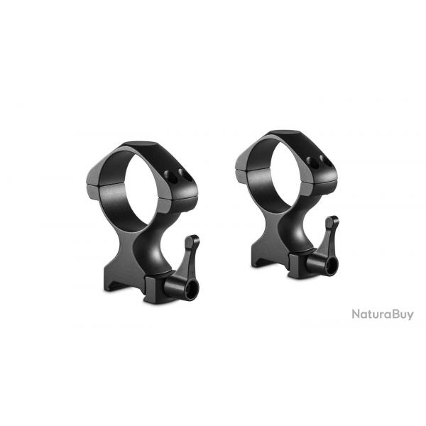 Colliers pour lunette Hawke Precision 34 mm - Haut - Weaver  levier