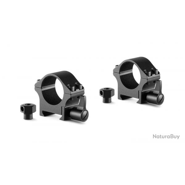 Colliers pour lunette Hawke Professional 25,4 mm - Bas - Weaver