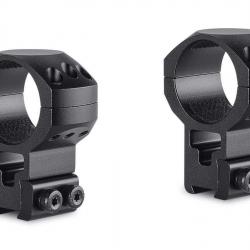 Colliers pour lunette Hawke Tactical 30 mm - Extra-haut - Rail de 9-11 mm