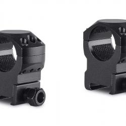 Colliers pour lunette Hawke Tactical 25,4 mm - Haut - Weaver