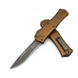 Couteau Microtech Hera II Mini Recurve OTF Automatique Lame Acier Bohler M390MK USA MCT1705M10APTA