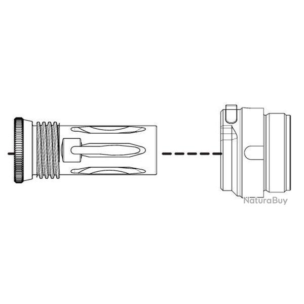 Adaptateur silencieux HUB QDM "M.A.R.S." B&T Print-X