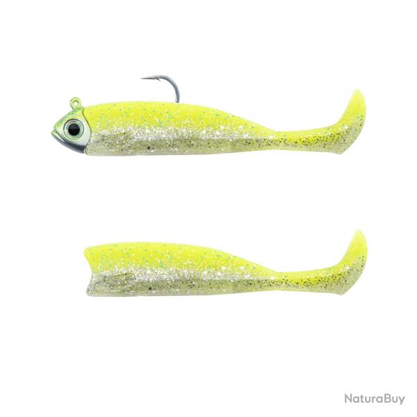 Combo Fiiish Master Shad Light n4 - 10cm 10cm 8g Neon Chart
