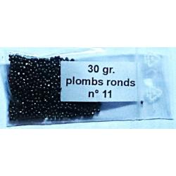 Plombs ronds fendus n° 11
