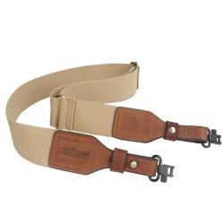 Tourbon-- sangle initiée, émerillons, structure en laiton -** BEIGE LIVRAISON GRATUITE