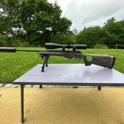 Carabine Winchester XPR Thumbhole Threaded clé. 243