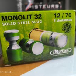 Lot 5 boite dupleks monolit 32 slug cal 12/70
