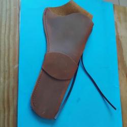 Holster Étui de ceinture  en cuir Western pour révolver colt remington etc. .EN Tbe neuf