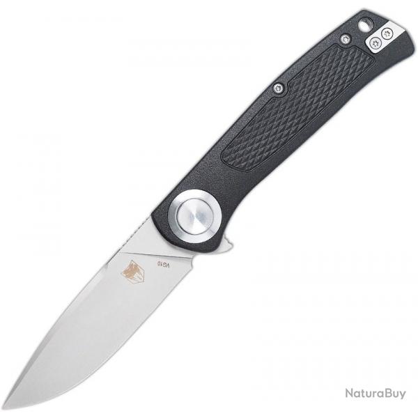 Couteau Cobratec Wolverine Black Manche G10 Lame Acier D2 IKBS Linerlock Clip CBTWLVRNBK