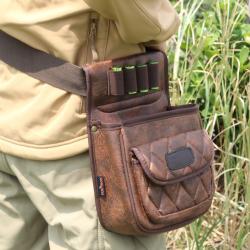 Tourbon-sac banane design de garniture en PU et cuir véritable   LIVRAISON GRATUITE