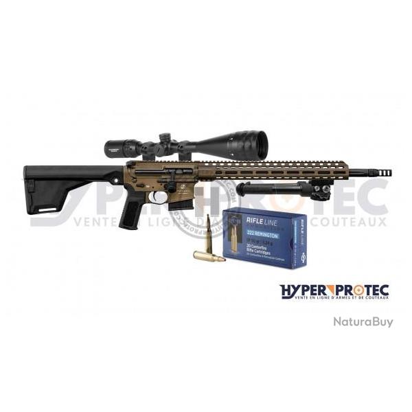 Pack TLD carabine Schmeisser SP15 Tan 222REM