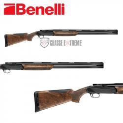 Fusil BENELLI 828U Steel Black Best Advance Impact Cal 12/76 76Cm