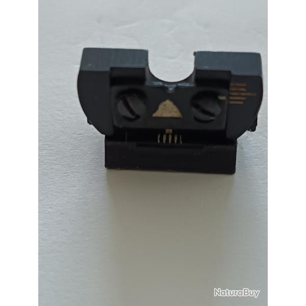 HAUSSE ACIER REGLABLE HAUTEUR ET DERIVE CARABINE
