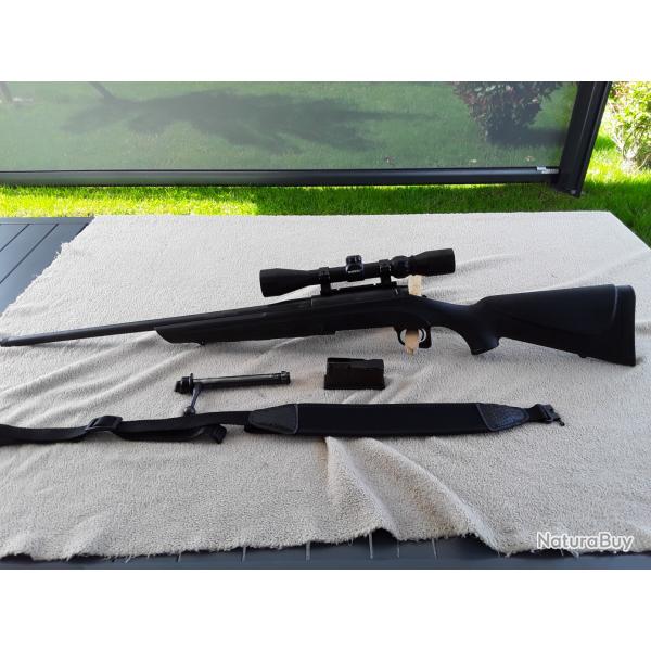 Vend carabine a verrou remington 770 calibre 270 Win canon filet, avec lunette sur rail fixe