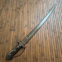 SABRE DE VÉNERIE FUSÉE ÉBÈNE XVlll éme