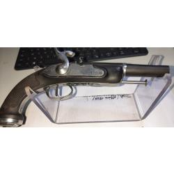 Pistolet de marine à silex transformé piston