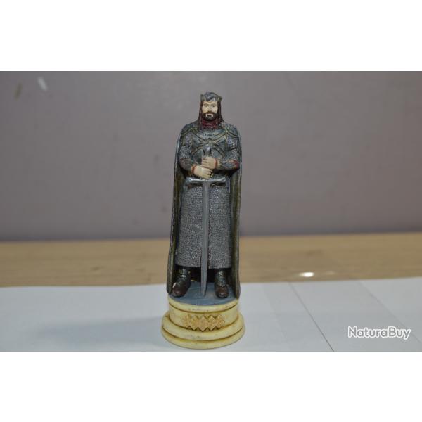 Jeu d'chec Seigneur des anneaux - Roi blanc Aragorn - Eaglemoss (24)
