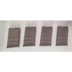 Lot 4 Chargeurs PMAG Hi-Cap Tan