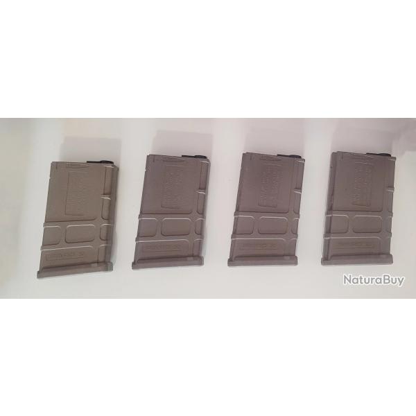 Lot 4 Chargeurs PMAG Hi-Cap Tan