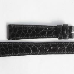 PATEK PHILIPPE Bracelet montre cuir noir 18 mm
