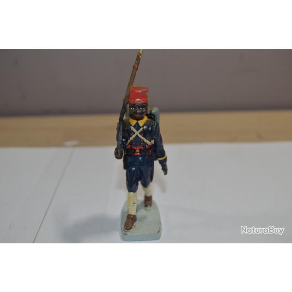 Soldat de plomb/ Figurine  Cbg Hachette, 1914-1918 Grande Guerre WWI. Tirailleur Sngalais (24)