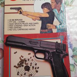 Pistolet à air comprimé : MARKSMAN  avec sa boite... pas RECORD ni DIANA