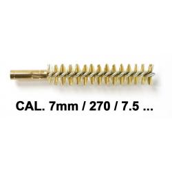 Ecouvillon laiton calibre 7mm / .270 / 7,5 - Vendu à l'unité