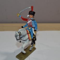 Soldat de plomb/  Figurine 1/32  Cavaliers Hussard  Premier Empire (24)