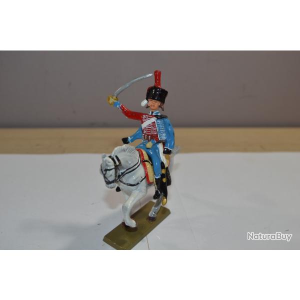 Soldat de plomb/  Figurine 1/32  Cavaliers Hussard  Premier Empire (24)