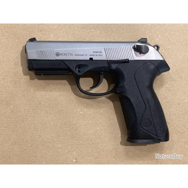 pistolet BERETTA mod. PX4 Storm stainless INOX calibre 9 para